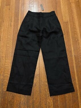 J.Crew High-rise pleated pant in linen blend NWT